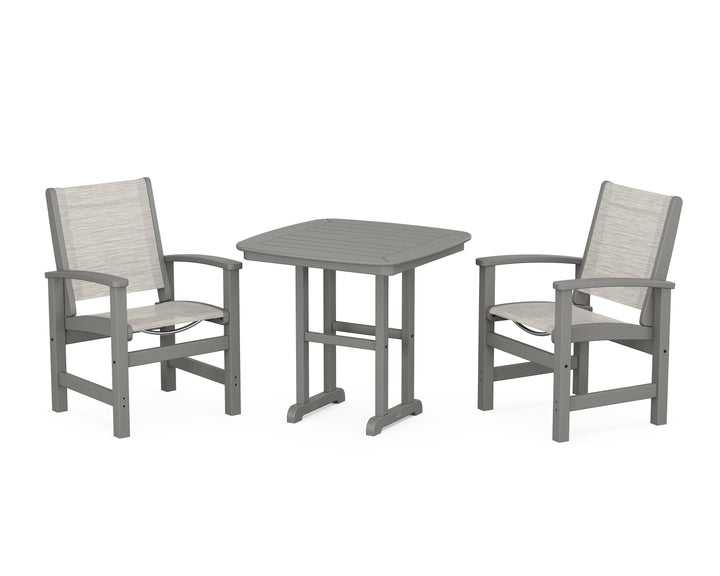 POLYWOOD® Coastal 3-Piece Dining Set