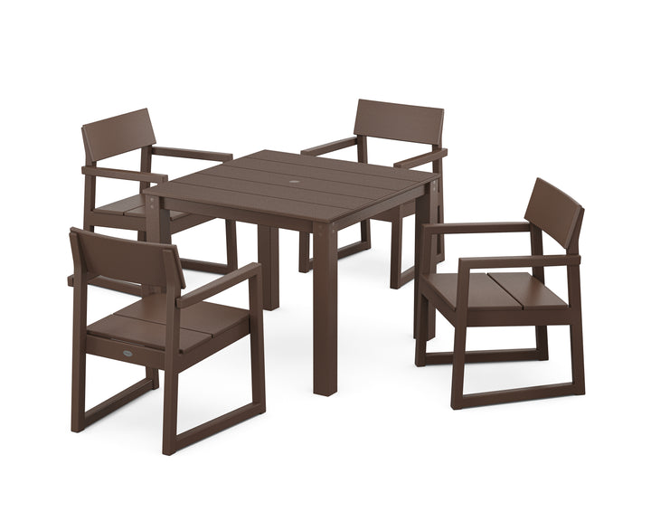 POLYWOOD® EDGE 5-Piece Parsons Dining Set