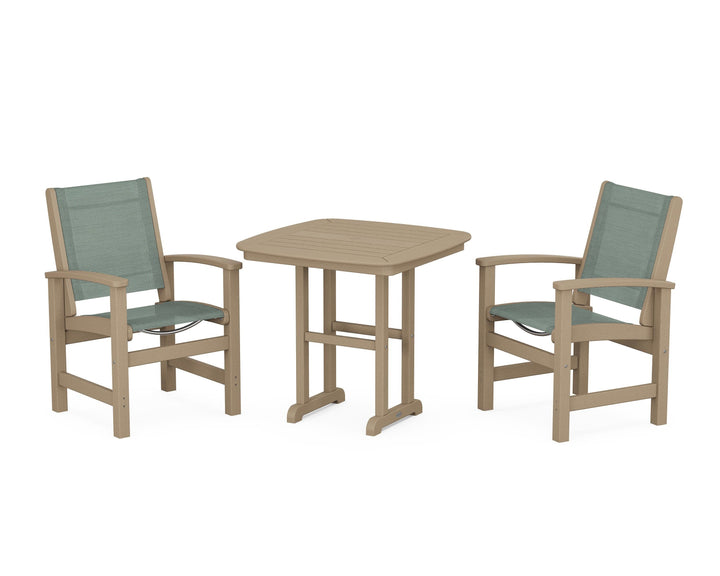 POLYWOOD® Coastal 3-Piece Dining Set