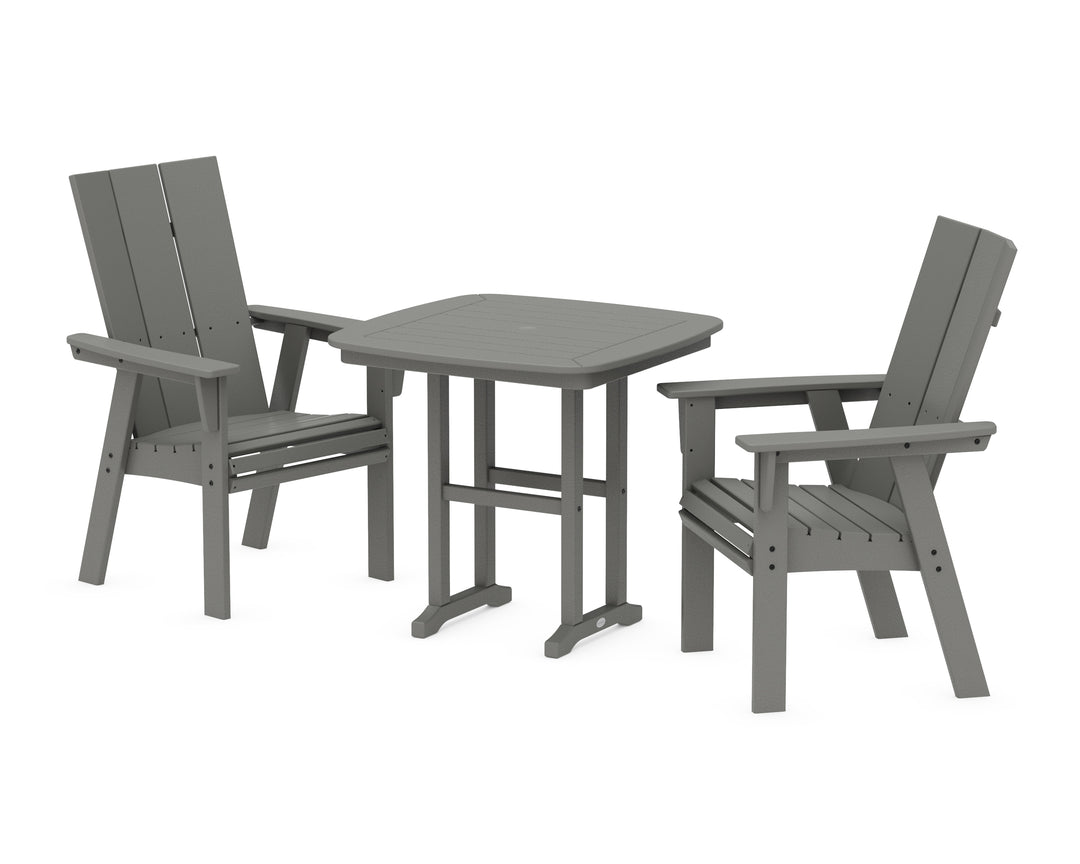 POLYWOOD® Modern Adirondack 3-Piece Dining Set
