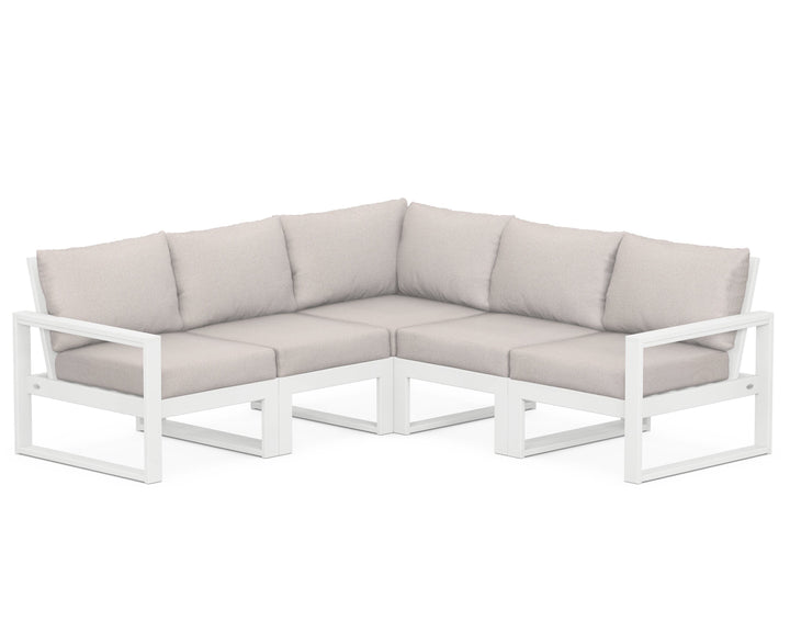 POLYWOOD® EDGE 5-Piece Modular Deep Seating Set