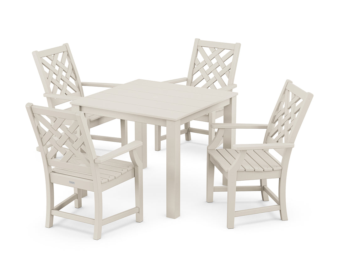 Country Living Wovendale 5-Piece Parsons Dining Set