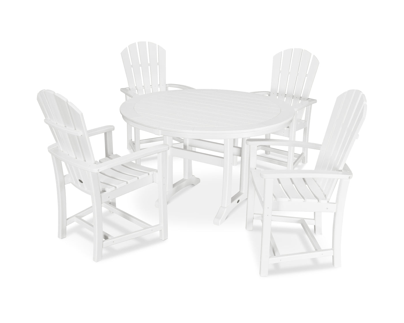 Palm Coast 5-Piece Round Dining Set