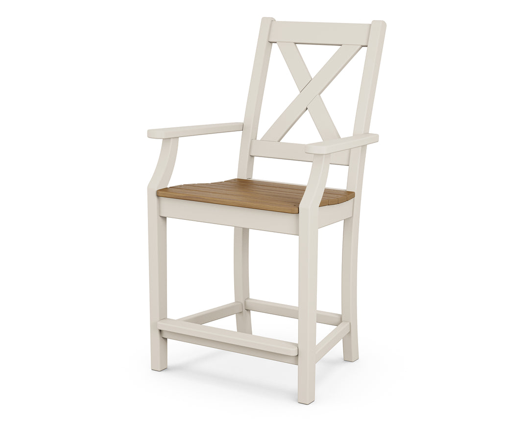 POLYWOOD® Braxton Counter Arm Chair