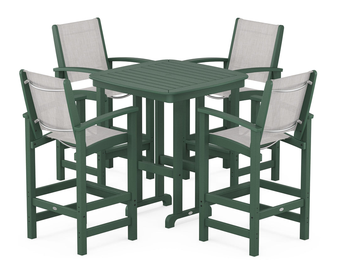 POLYWOOD® Coastal 5-Piece Bar Set