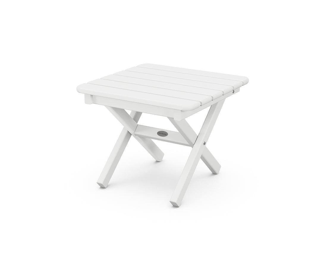 POLYWOOD® Square 18" Folding Side Table