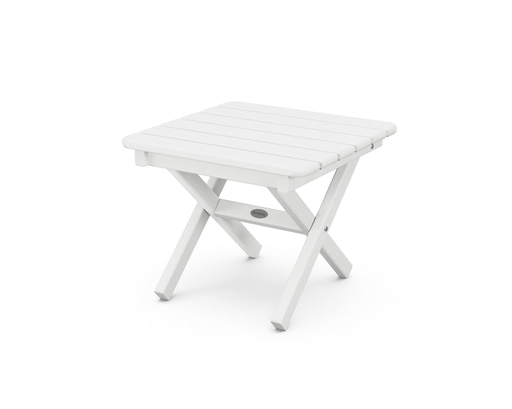 POLYWOOD® Square 18" Folding Side Table