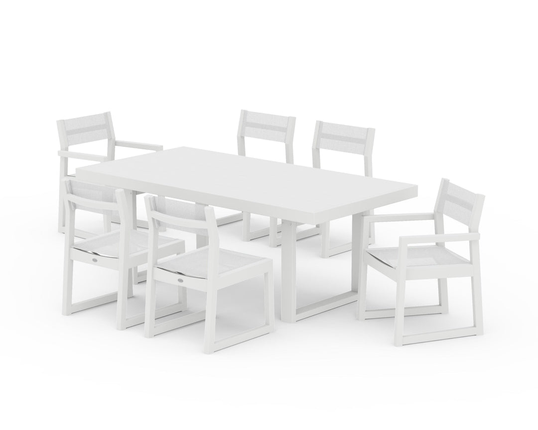 POLYWOOD® EDGE Sling 7-Piece Dining Set