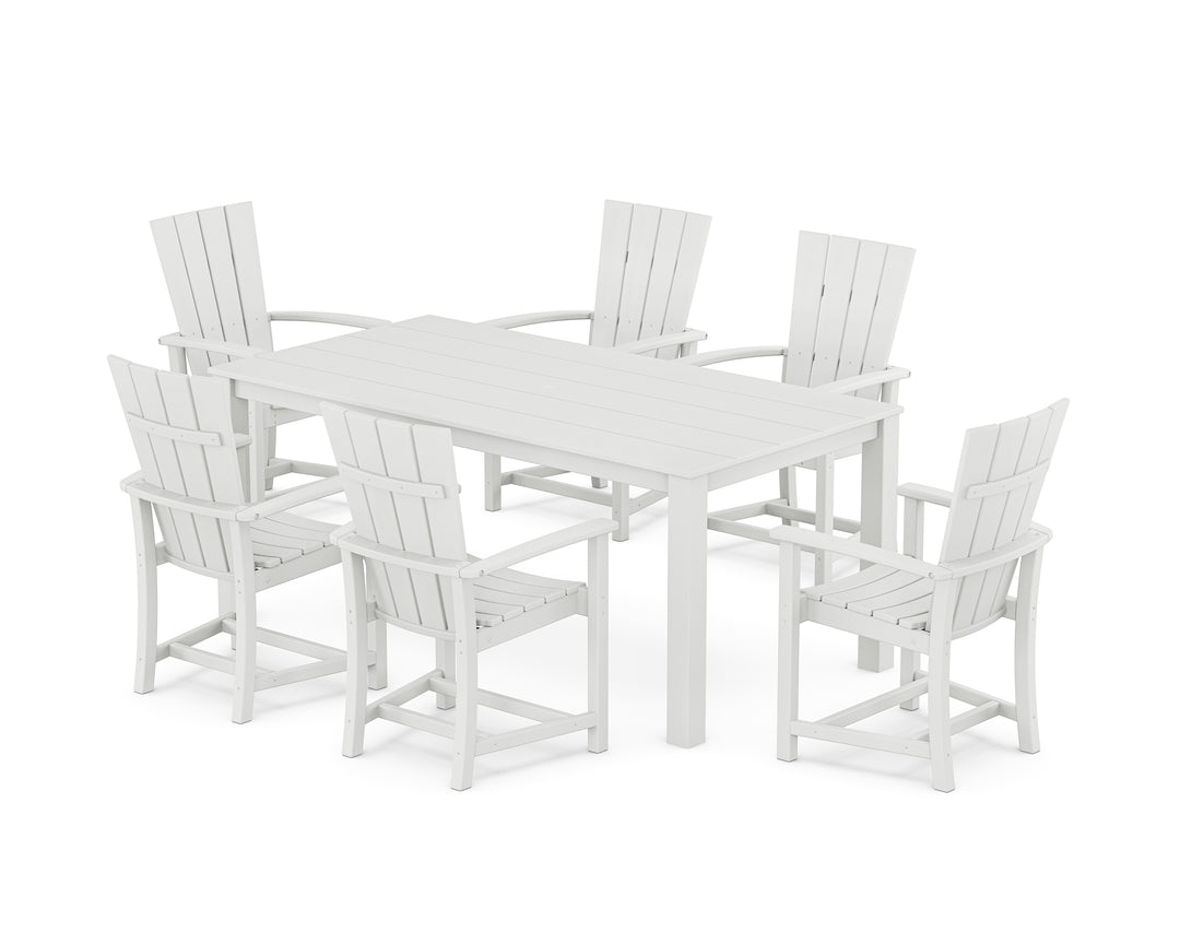 POLYWOOD® Quattro 7-Piece Parsons Dining Set