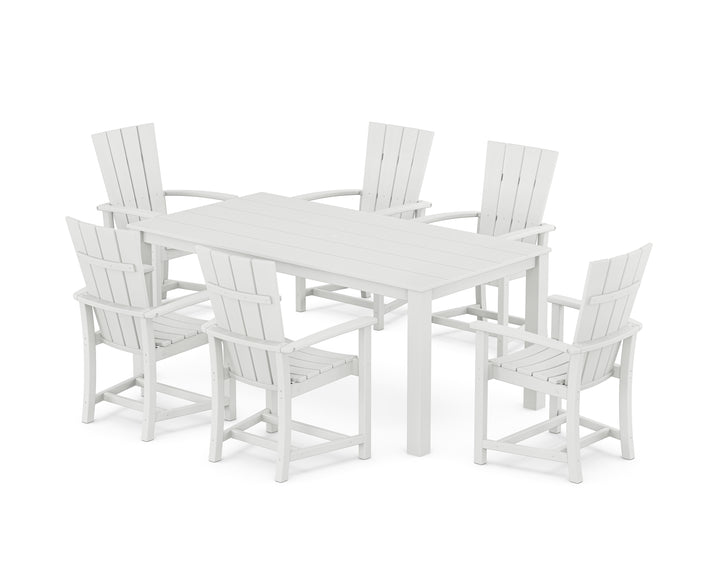POLYWOOD® Quattro 7-Piece Parsons Dining Set