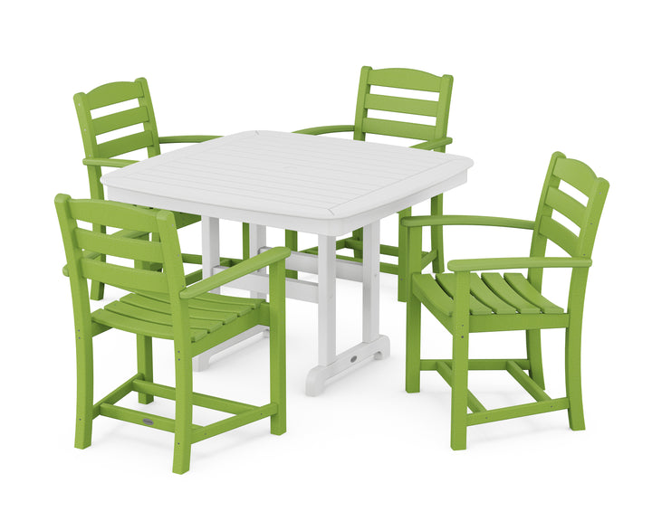 POLYWOOD® La Casa Café 5-Piece Dining Set with Trestle Legs