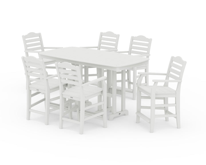 Draper James™ by  POLYWOOD® Savannah Arm Chair 7-Piece Counter Set