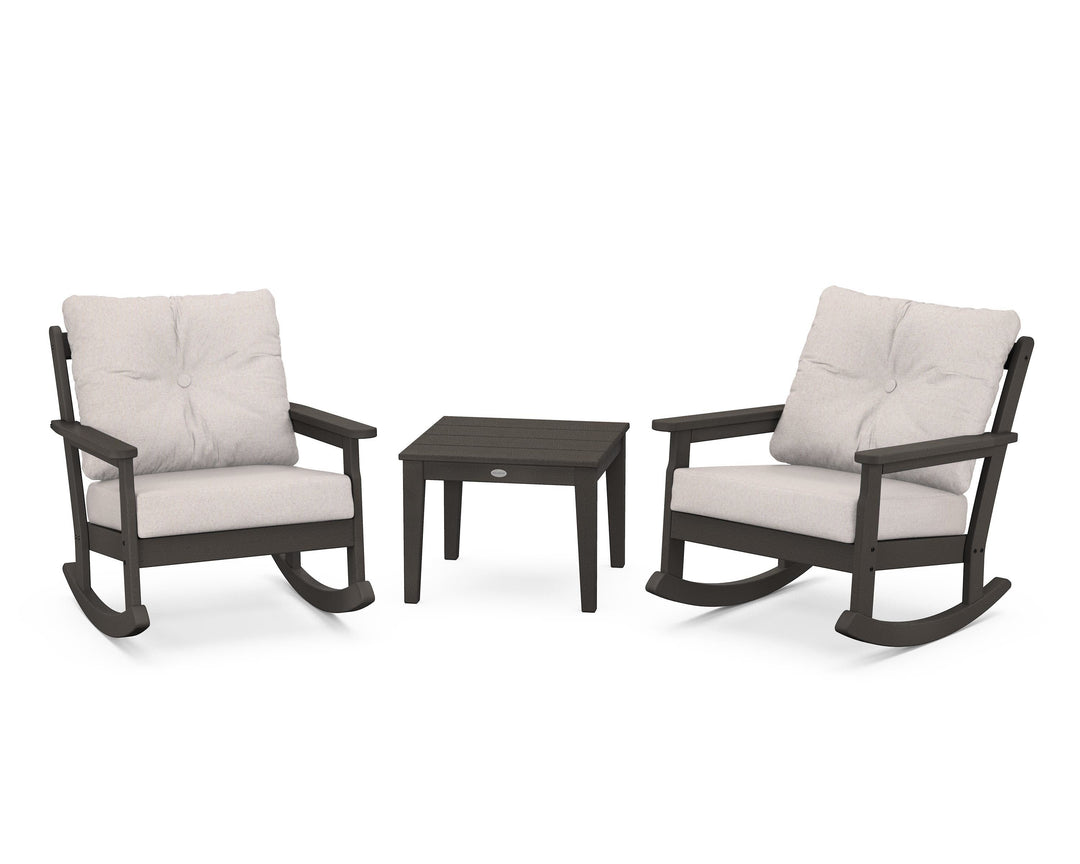 POLYWOOD® Vineyard 3-Piece Deep Seating Rocker Set