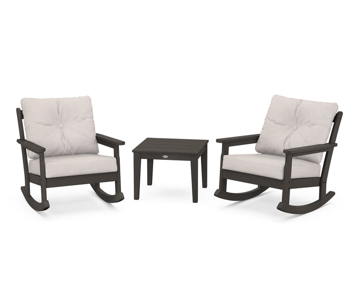 POLYWOOD® Vineyard 3-Piece Deep Seating Rocker Set