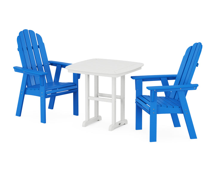 POLYWOOD® Vineyard Adirondack 3-Piece Dining Set