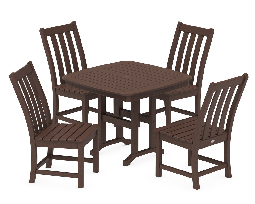 POLYWOOD® Vineyard 5-Piece Side Chair Dining Set