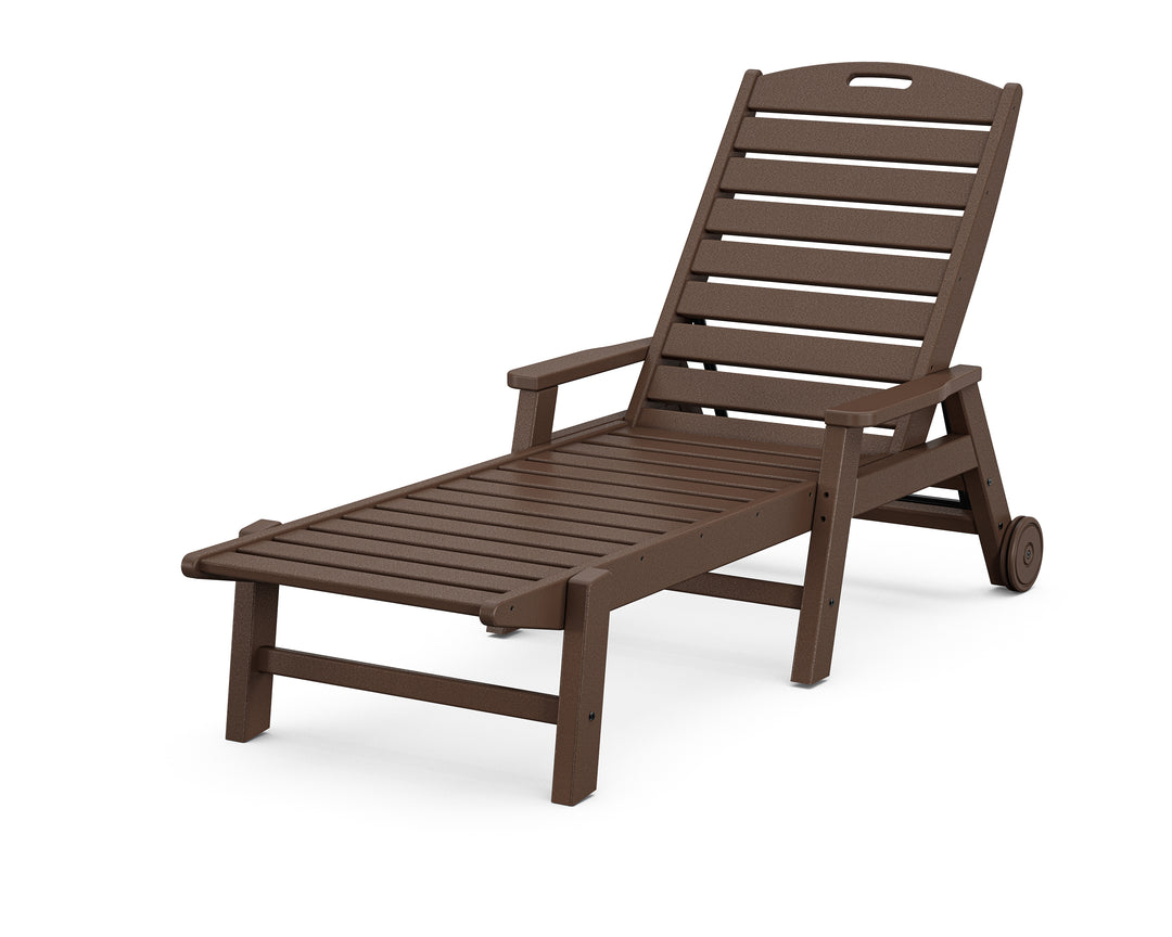 POLYWOOD® Nautical Chaise with Arms & Wheels