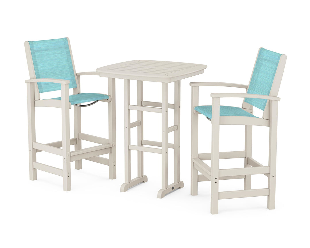 POLYWOOD® Coastal 3-Piece Bar Set