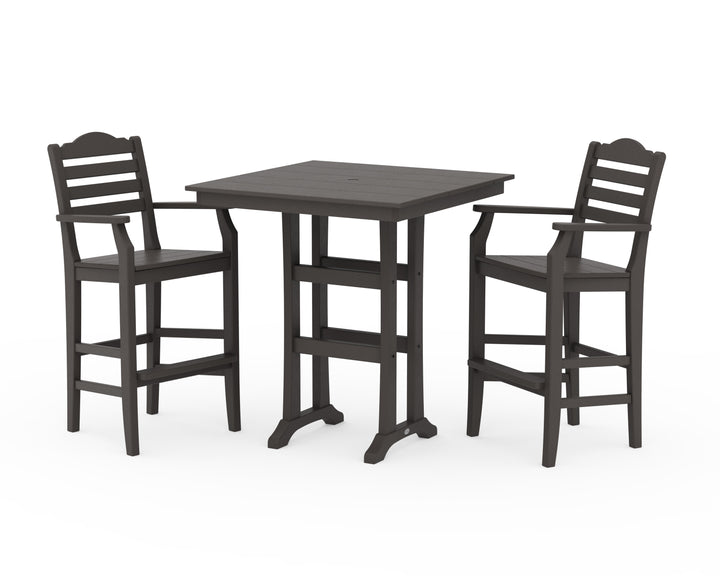 Draper James™ by  POLYWOOD® Savannah 3-Piece Farmhouse Bar Set with Trestle Legs