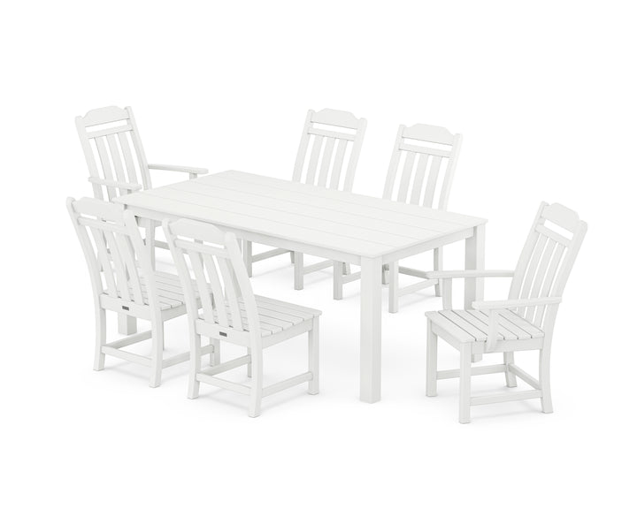 Country Living Cottage 7-Piece Parsons Dining Set