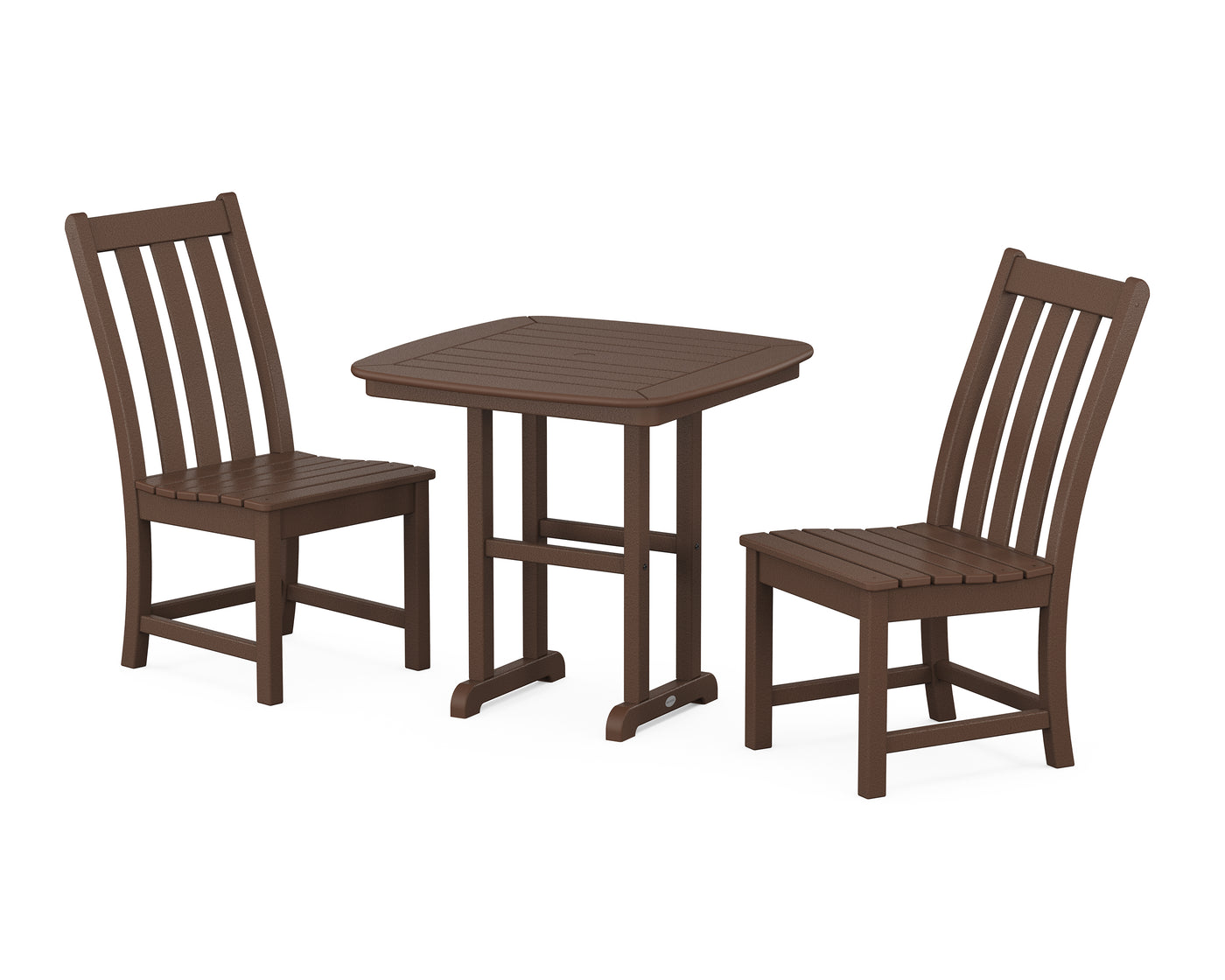 Vineyard Side Chair 3-Piece Dining Set