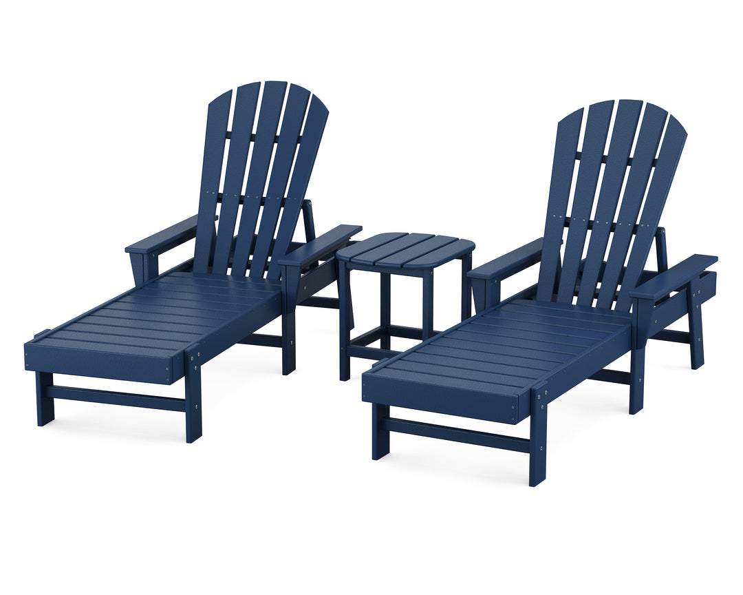POLYWOOD® South Beach Chaise 3-Piece Set