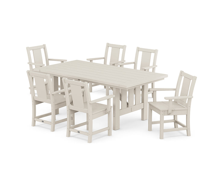POLYWOOD® Prairie Arm Chair 7-Piece Mission Dining Set