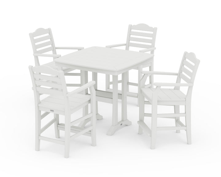 Draper James™ by  POLYWOOD® Savannah 5-Piece Counter Set with Trestle Legs