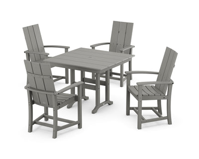 Modern Adirondack 5-Piece Farmhouse Dining Set