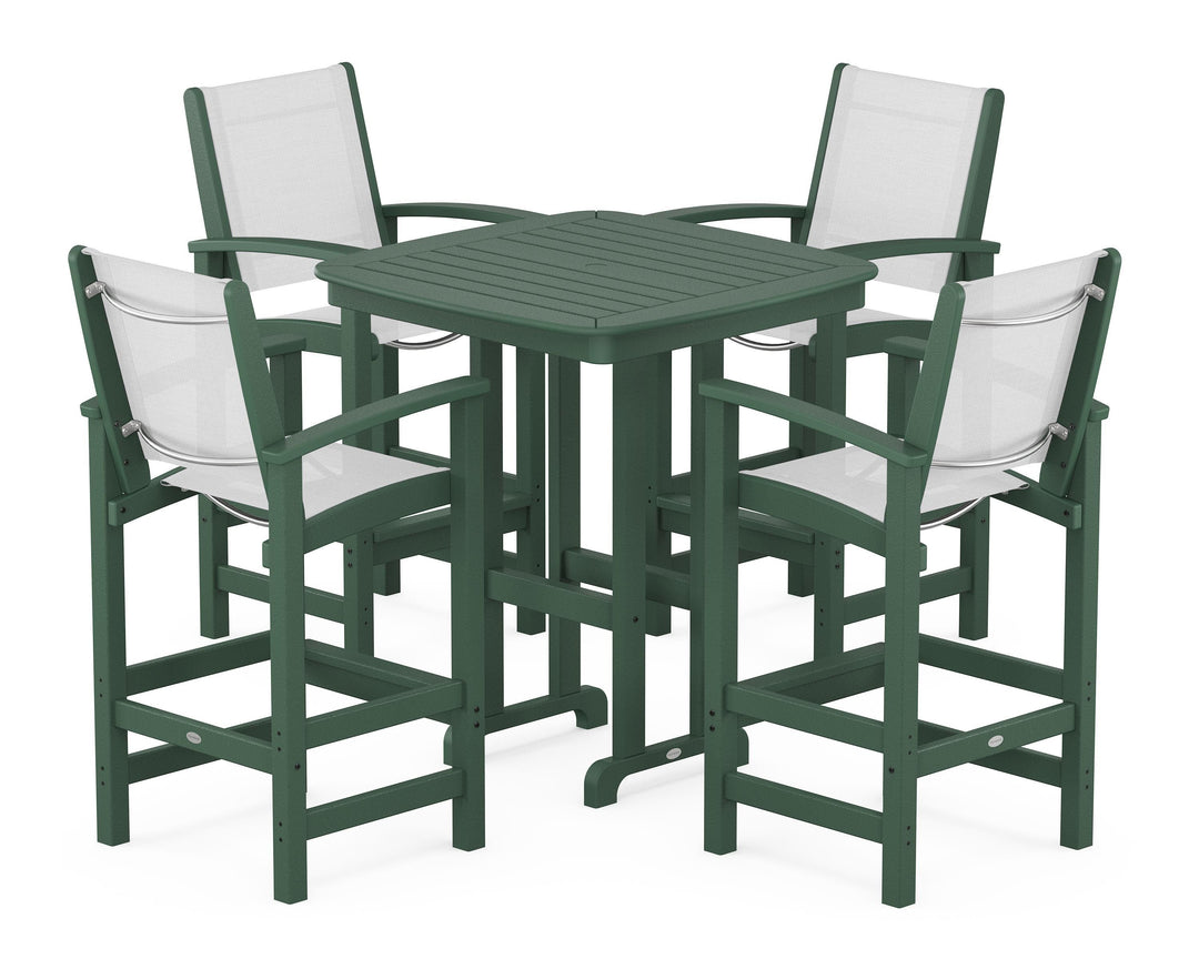 POLYWOOD® Coastal 5-Piece Bar Set