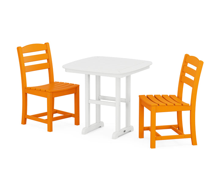 POLYWOOD® La Casa Café Side Chair 3-Piece Dining Set