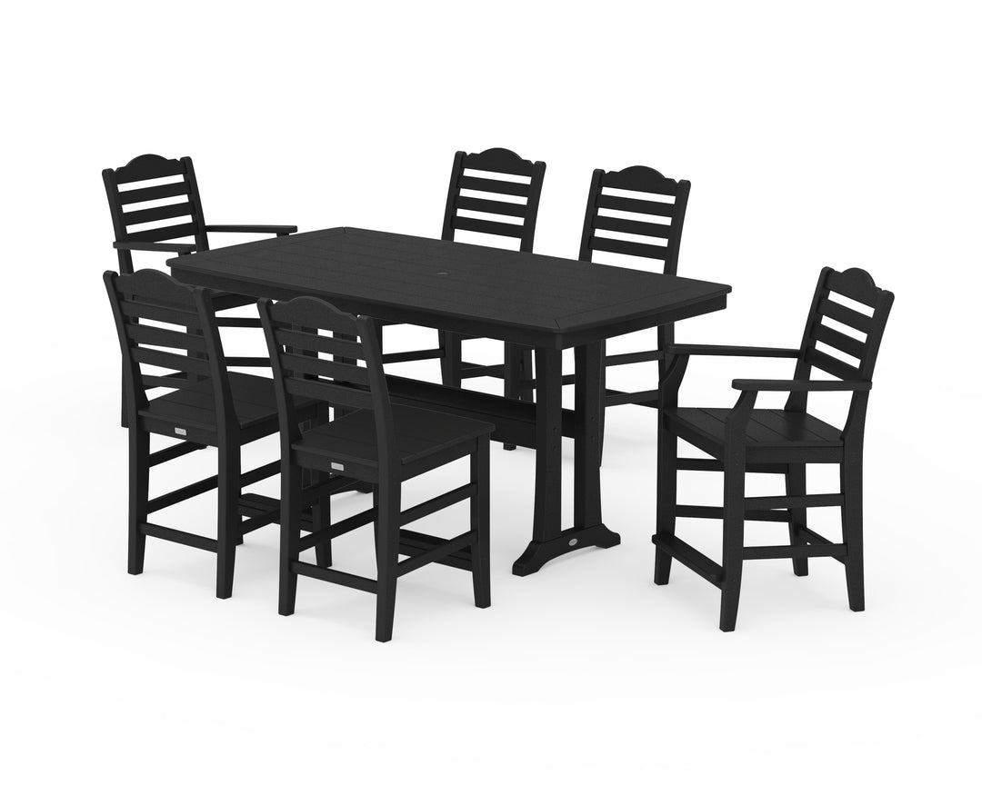Draper James™ by  POLYWOOD® Savannah 7-Piece Counter Set with Trestle Legs
