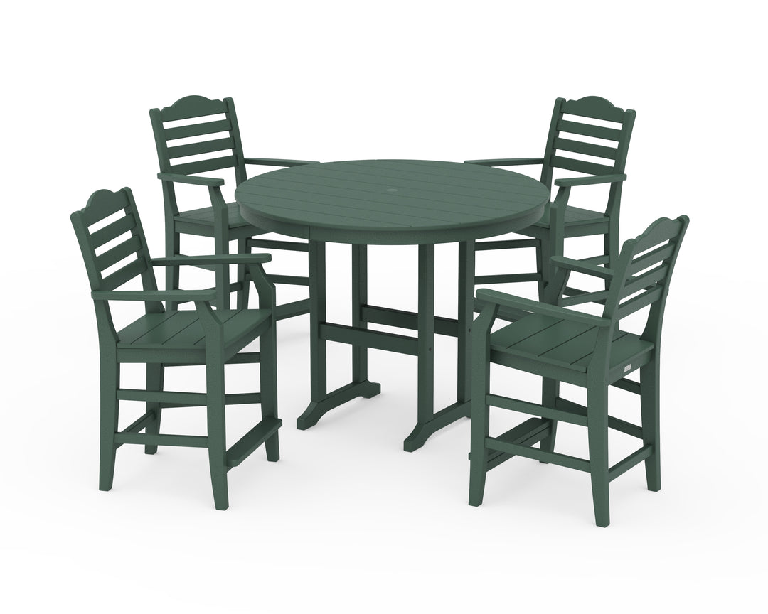 Draper James™ by  POLYWOOD® Savannah 5-Piece Round Farmhouse Counter Set