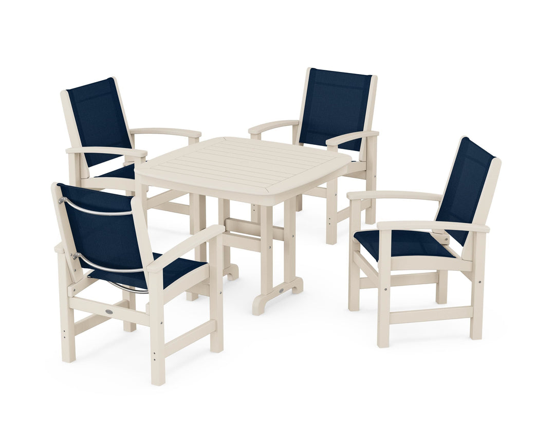 POLYWOOD® Coastal 5-Piece Dining Set