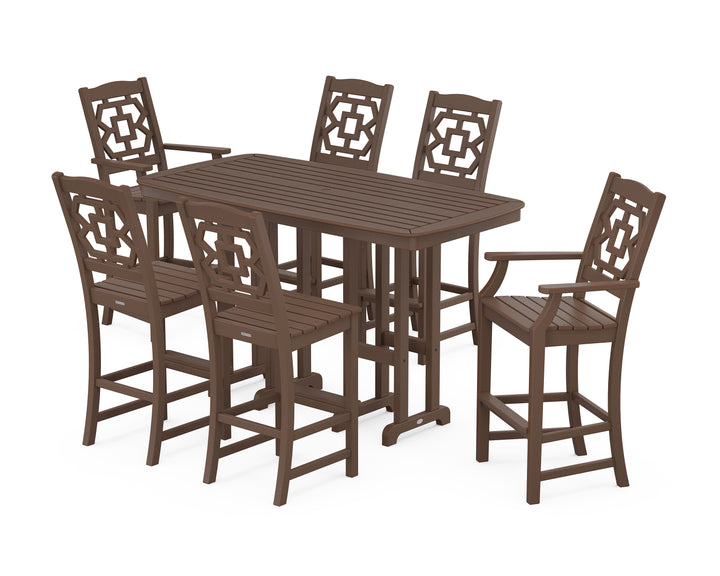 Martha Stewart by POLYWOOD® Chinoiserie 7-Piece Bar Set