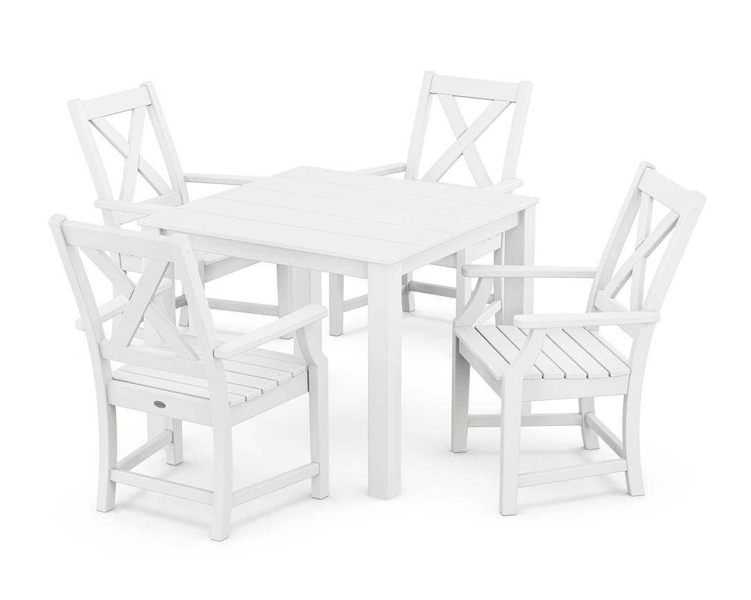 POLYWOOD® Braxton 5-Piece Parsons Dining Set