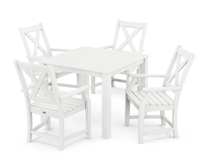 POLYWOOD® Braxton 5-Piece Parsons Dining Set