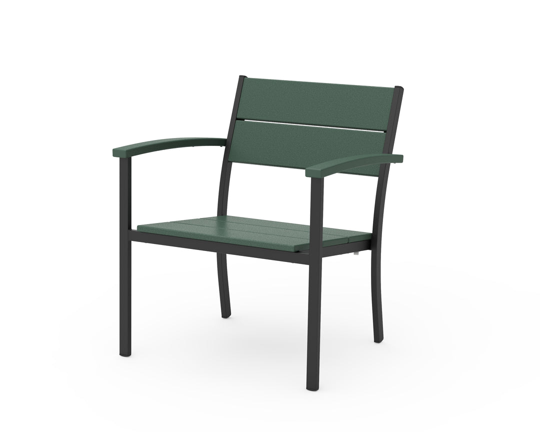 POLYWOOD® Main Street Stacking Lounge Arm Chair