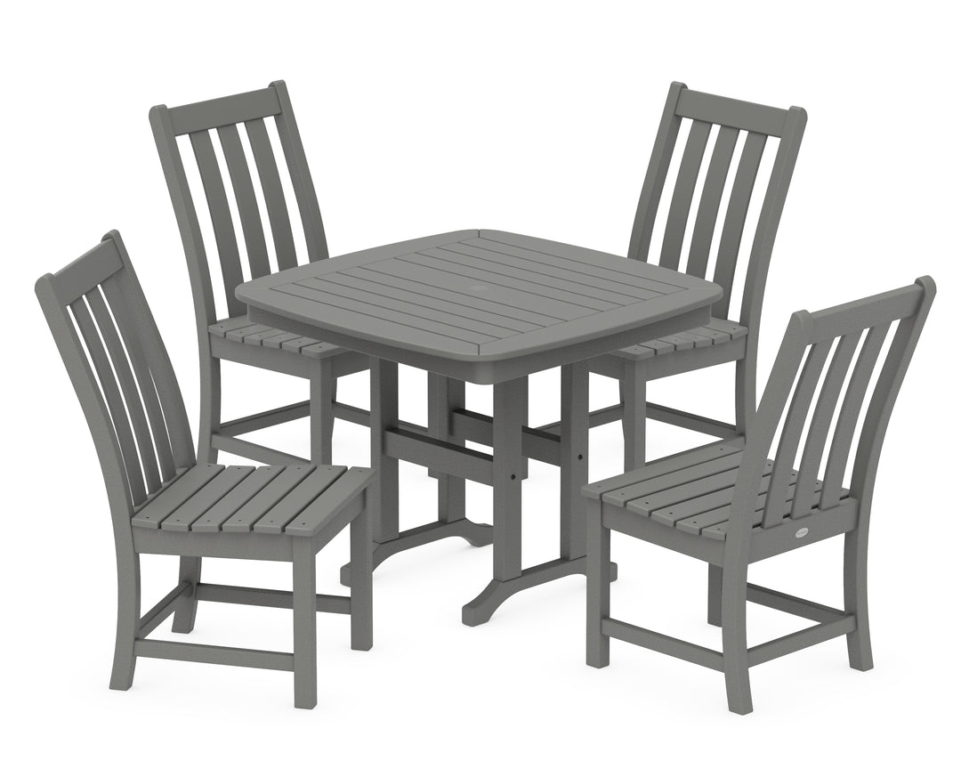 POLYWOOD® Vineyard 5-Piece Side Chair Dining Set