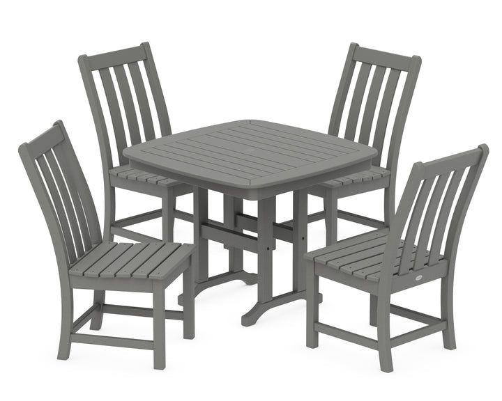 POLYWOOD® Vineyard 5-Piece Side Chair Dining Set