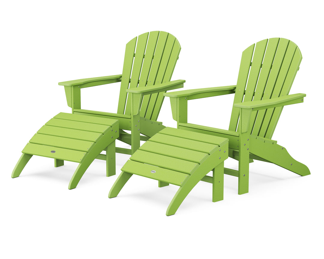 POLYWOOD® South Beach 4-Piece Adirondack Set