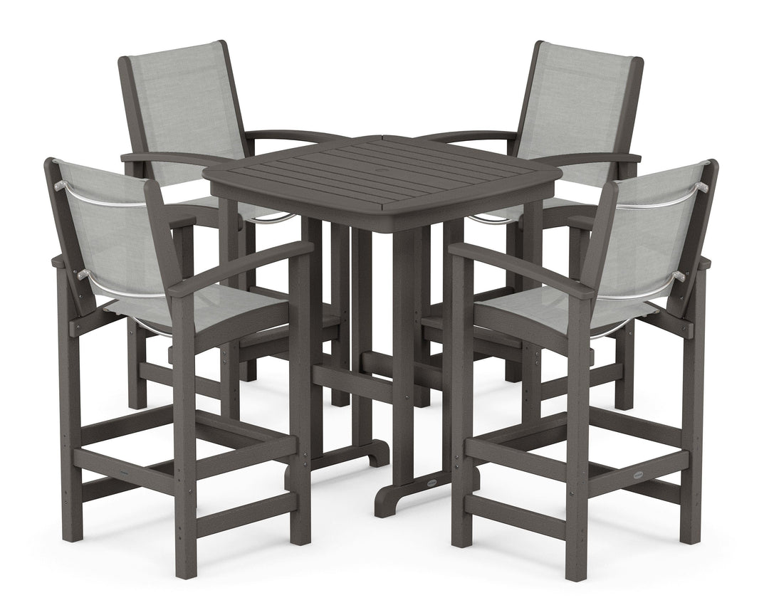 POLYWOOD® Coastal 5-Piece Bar Set
