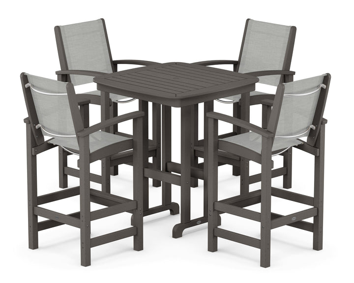 POLYWOOD® Coastal 5-Piece Bar Set