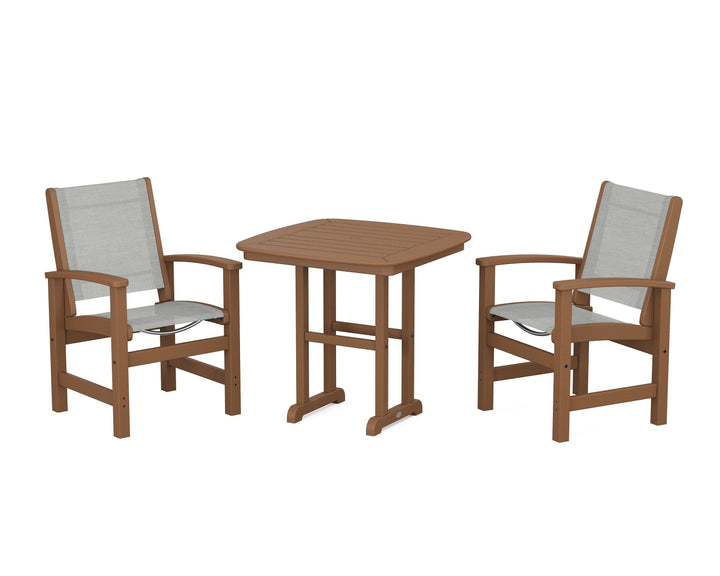 POLYWOOD® Coastal 3-Piece Dining Set