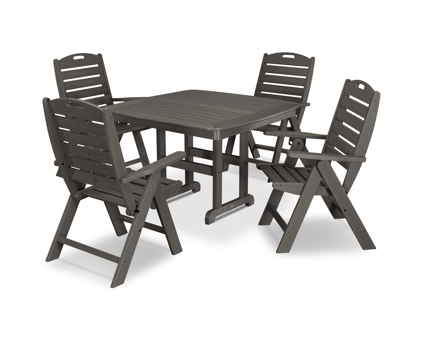 Nautical Highback Chair 5-Piece Dining Set