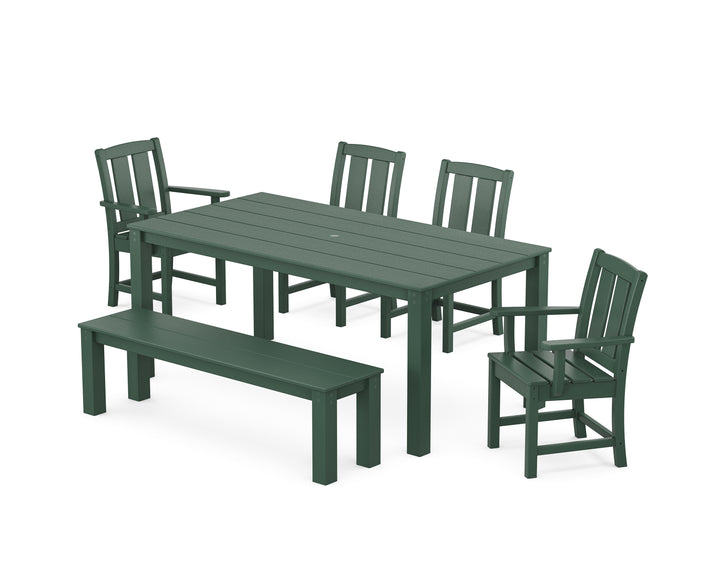 POLYWOOD® Mission 6-Piece Parsons Dining Set with Bench