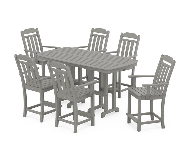 Country Living Cottage Arm Chair 7-Piece Counter Set