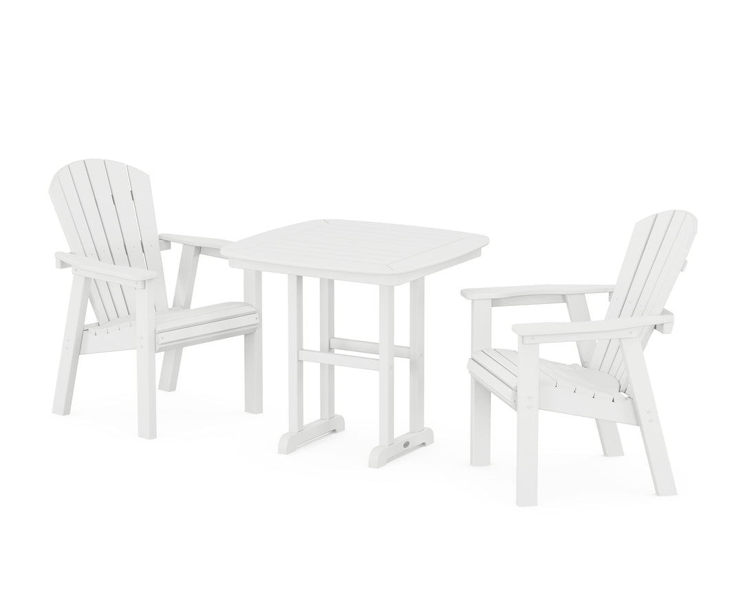 POLYWOOD® Seashell 3-Piece Dining Set