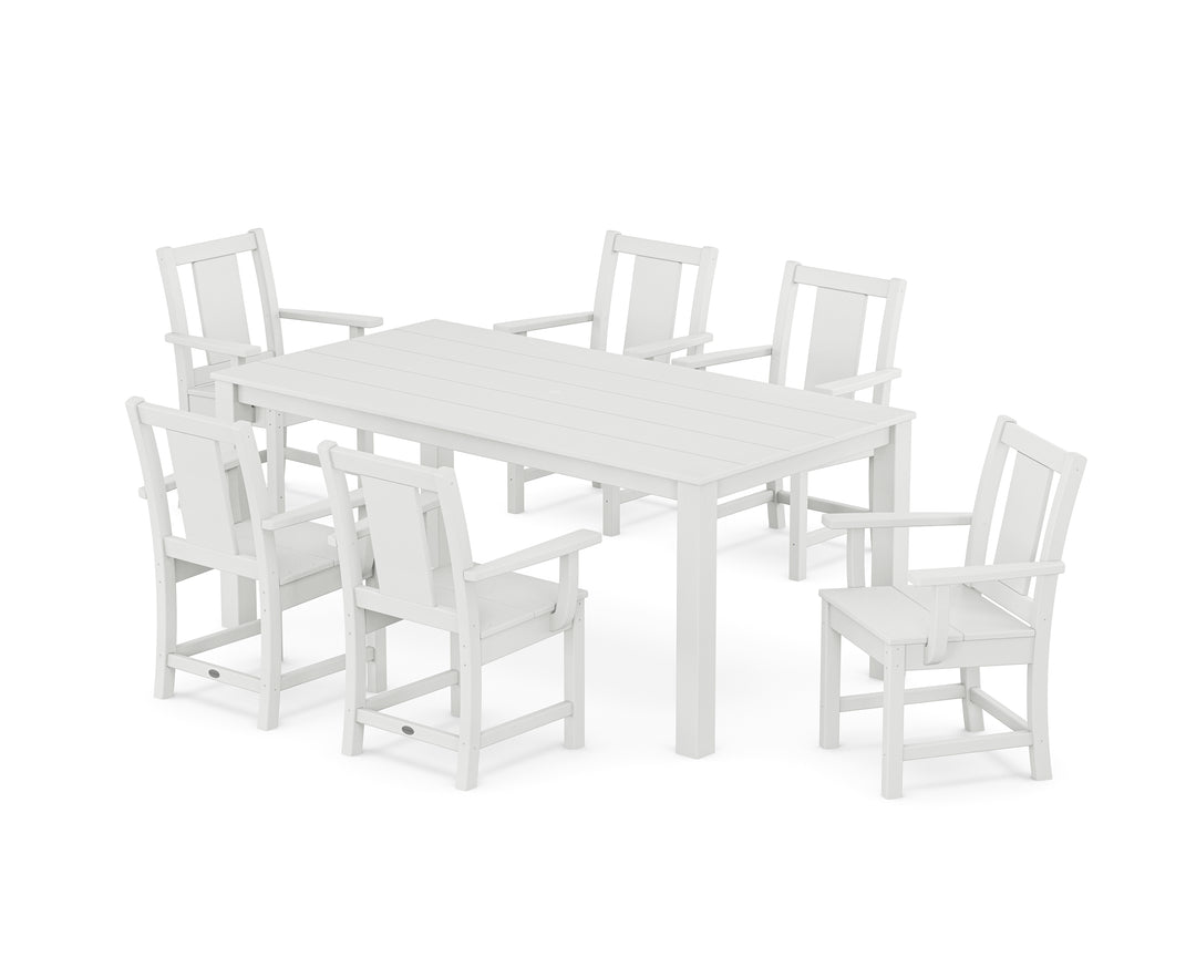 POLYWOOD® Prairie Arm Chair 7-Piece Parsons Dining Set