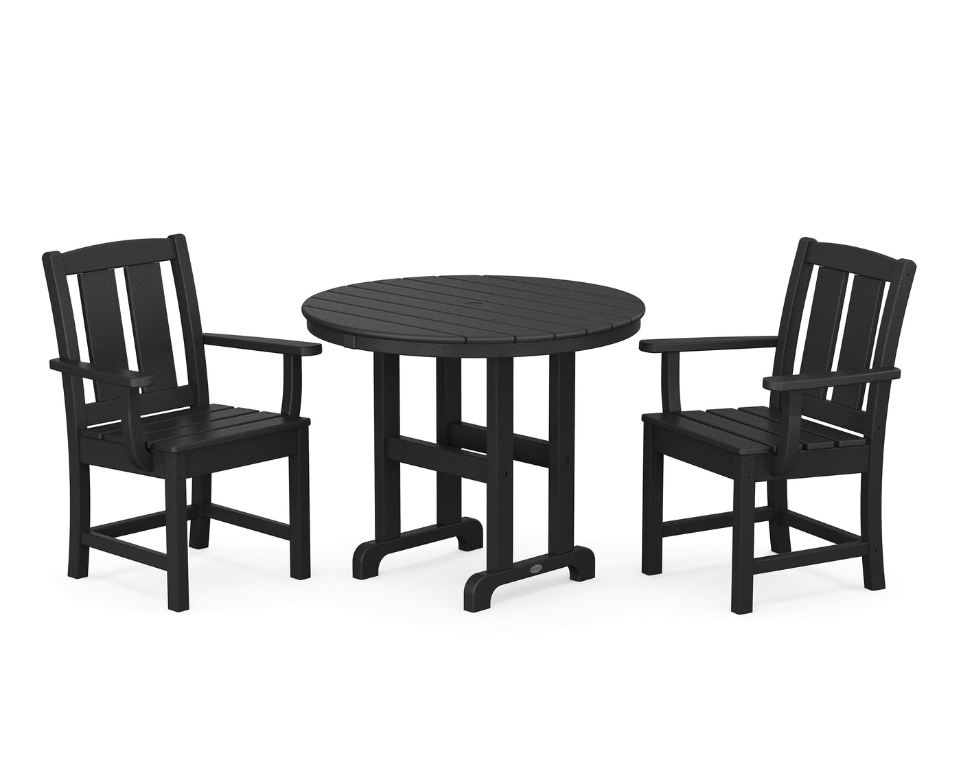 Mission 3-Piece Farmhouse Dining Set